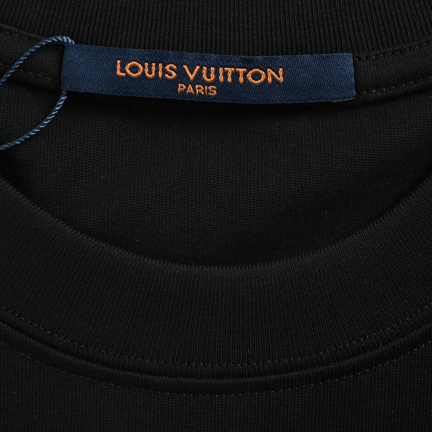 Louis Vuitton/Louis Vuitton 26ss short sleeves with front and rear letter logo embroidery
